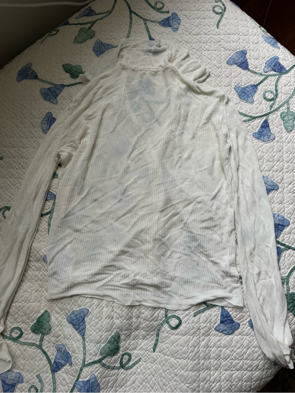 Free People Ribbed Button-Up Top - Picture 6 of 7